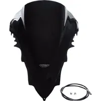 MRA Verkleidungsscheibe Racing R schwarz für YZF R1 2007-2008 Unisexrot288 - Motorradteile - Anbauteile