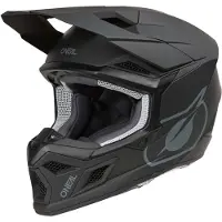 O'Neal 3SRS Solid Matt Schwarz Motocross Helm Größe L