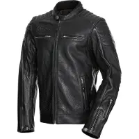 John Doe Leather Storm Schwarz Jacke Größe L