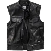 Spirit Motors Lederweste 2.0 Motorradbekleidung mit Taschen bei POLO