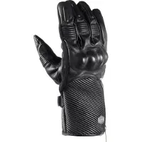 Spirit Motors David Deckhand WP Lederhandschuh lang schwarz 10 Herrenschwarz10 - Motorradbekleidung - Motorradhandschuhe