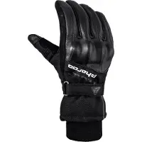 Pharao Edmon WP Winter Leder/Textilhandschuh lang schwarz 9 Herrenschwarz9 - Motorradbekleidung - Motorradhandschuhe