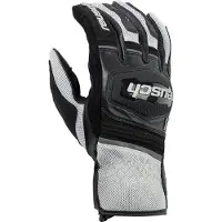 Reusch Upsprint Leder-/Textilhandschuh kurz schwarz/grau 10,5 Herrengrau10,5 - Motorradbekleidung - Herren Motorradbekleidung