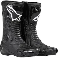 Alpinestars S-MX 5 Stiefel POLO Edition schwarz 43 Unisexschwarz43 - Motorradbekleidung - Motorradstiefel & -schuhe