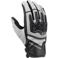 Pharao Yuma Air Leder-/Textilhandschuh kurz schwarz/grau 10 Herrengrau10 - Motorradbekleidung - Herren Motorradbekleidung