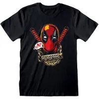 Heroes Marvel Comics Deadpool Gangsta Kurzarm-t-shirt