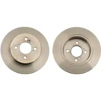 TRW Bremsscheibe DF6122 hinten, voll, 1 Stück