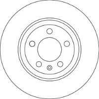 TRW Bremsscheibe DF4624, 1 Stück