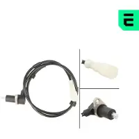 OPTIMAL ABS Sensor Raddrehzahl Hinten Rechts für FIAT PUNTO (176) 06-S244