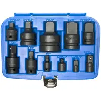 SW-Stahl 07935L Kraftadapter 1/4"-1", 11-teilig