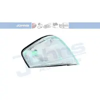 Johns Blinkleuchte vorne weiß, mit Lampenträger [Hersteller-Nr. 503220-4] für Mercedes-Benz