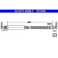 Ate 24.5311-0368.3 Bremsschlauch