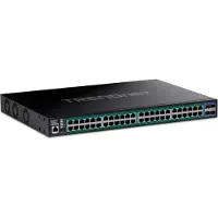 Trendnet TPE-3524SF - Switch - 52 Ports, Web - L2+ - Smart - 48 x 10/100/1000 (PoE+) + 4 x 10 Gigabit SFP+