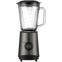 Black & Decker BXJB800E, Tischplatten-Mixer, Pulsfunktion, Eis-Crusher, 800 W, Schwarz, Transparent