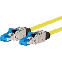 METZ CONNECT 13084H1077-E, 1 m, Cat8.1, S/FTP (S-STP), RJ-45, RJ-45, Gelb