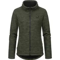 Ragwear Strickjacke "Liram Melange" Kuschelige Übergangsjacke in Strick-Optik