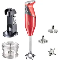 Bamix Deluxe Mixer Typ D 200 W rot