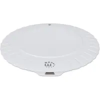 Manhattan Kabelloses Induktionsladegerät 5 W, Qi-er Wireless Charger, sichere Ladung mit 5 W (5 V/1 A), rundes Ladepad, weiß, Drinnen, USB, 5 V, 0,5 m, Weiß