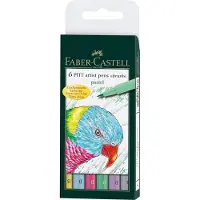 Faber-Castell PITT Artist Brush 6er-Etui Pastell