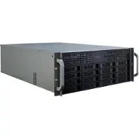 Inter-Tech 4U-4416L, Rack, Server, Schwarz, Silber, ATX, EATX, micro ATX, Mini-ITX, SSI EEB, Metall, 4U