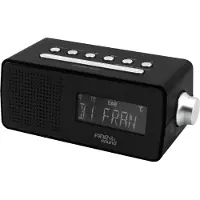 Soundmaster FS1, Uhr, DAB+, FM, LCD, Schwarz, AC, 164 mm