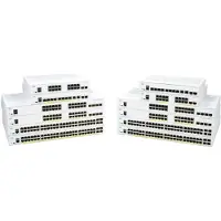 Cisco CBS350-16FP-2G managed Layer3 Switch: - 16x10/100/1000 Base-T (RJ45) + 2xGE SFP Uplink Ports, - Switching Capacity:36Gbps, incl. rack-&wallmount Kit, - kein stacking, liefert 240W PoE+,