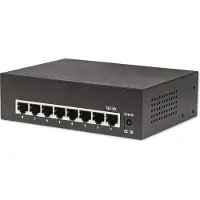 Intellinet 8-Port Gigabit Ethernet PoE+ Switch, IEEE 802.3at/af Power over Ethernet (PoE+/PoE)-konform, 60 W, Desktop, Managed, Gigabit Ethernet (10/100/1000), Vollduplex, Power over Ethernet (PoE)