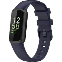 Cover-Discount Fitbit Inspire 3 - Silikon Ersatzarmband dunkelblau
