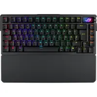 Asus ROG Azoth Extreme, Verkabelt & Kabellos, USB + RF Wireless + Bluetooth, Mechanischer Switch, QWERTZ, RGB-LED, Schwarz