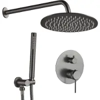 REA Duschgarnitur Lungo Grip Titanium + Box