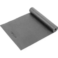 Gymtek Gymnastikmatte 0,5cm - 180x61cm - Trainingsmatte für Pilates, Yoga & Fitness- rutschfeste Yogamatte - Grau