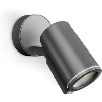 Steinel Spot ONE, Wandbeleuchtung für den Außenbereich, Schwarz, Aluminium, Kunststoff, IP44, Fassade, II