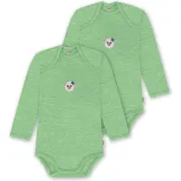 Normani 2er Pack Baby Merino Body Langarm „Auckland" - 9377
