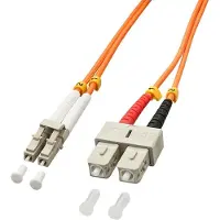 Lindy LWL-Duplexkabel LC/SC OM2 2m 50/125æm Multimode