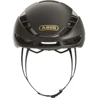 ABUS Rennradhelm GameChanger 2.0 - High Performance Aerohelm mit optimierter Aerodynamik und Belüftung - für Damen und Herren - chwarz-Gold, Größe M (54-58 cm)