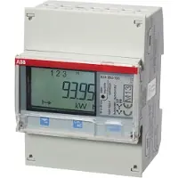 ABB B24352-100 Messwandlerzähler, RS485 „Silber“, 3 Phasen, Wandleranschluss CT 6 A 2CMA100183R1000 B24352100