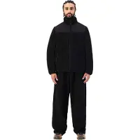 Maium Weste Unisex Teddy Cardigan Black-L