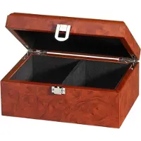 Philos Holz Schachfiguren Aufbewahrungsbox 180x120x83 mm klassisch