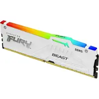 Kingston Technology FURY Beast 64GB 6000MT/s DDR5 CL30 DIMM (Kit of 2) White RGB EXPO, 64 GB, 2 x 32 GB, DDR5, 288-pin DIMM, Weiß