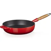 Le Creuset gusseiserne Sautépfanne / Sauteuse, kirschrot, 28 cm, 3,6L