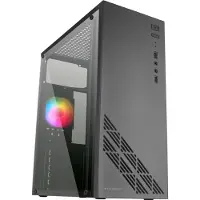 Mars Gaming MC100, PC, Schwarz, ATX, micro ATX, Mini-ITX, Gaming, Blau, Grün, Rot, 15,9 cm