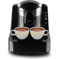 Arzum Okka Türkischer Kaffeemaschine, Vollautomatisch, 3 Tassen Größen, Selbstreinigungsfunktion, 950 ml Wassertank, Überschutzsensor