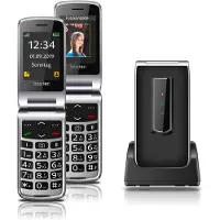 Beafon Bea-Fon SL495 ohne Netzteil schwarz-silber