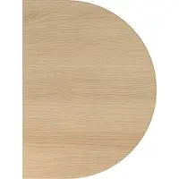Hjh OFFICE PRO LA60 G - Ansatztisch 60x80 Eiche