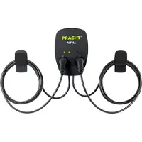 Pracht Alpha XT, Schwarz, Wand, Aluminium, Schwarz, Typ 2, IK08