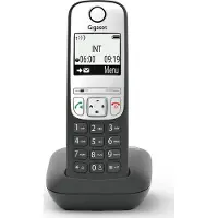 Gigaset A690, Analoges Telefon, Kabelloses Mobilteil, Freisprecheinrichtung, 100 Eintragungen, Schwarz, Silber