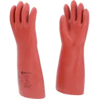 Ks Tools Elektriker-Schutzhandschuh mit mechanischen und thermischen Schutz, Größe 10, Klasse 3, rot 10117.0013