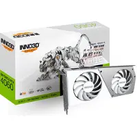 Inno3D GeForce RTX 4060 TWIN X2 OC, GeForce RTX 4060, 8 GB, GDDR6, 128 Bit, 7680 x 4320 Pixel, PCI Express x8 4.0