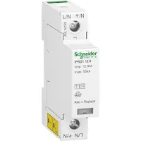 Schneider Electric Kombiableiter Typ 1+2, Acti9 iPRD1 12.5r, 1P, 230V AC, Imax 50kA, Fernmeldek. A9L16182