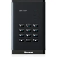 ISTORAGE diskAshur3 HDD 256-bit 500GB - Black, 500 GB, 3.2 Gen 1 (3.1 Gen 1), Schwarz